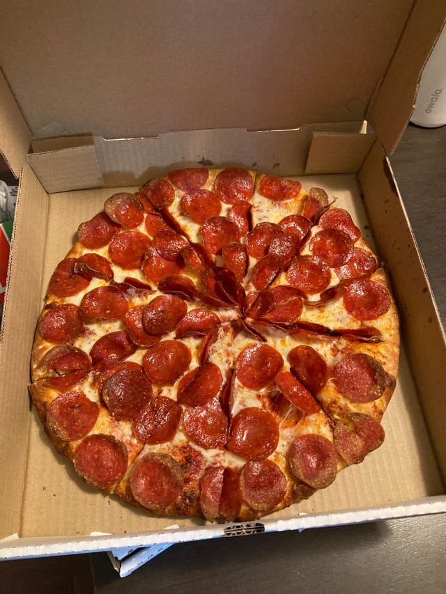 12" Pepperoni Pizza (Members-only).