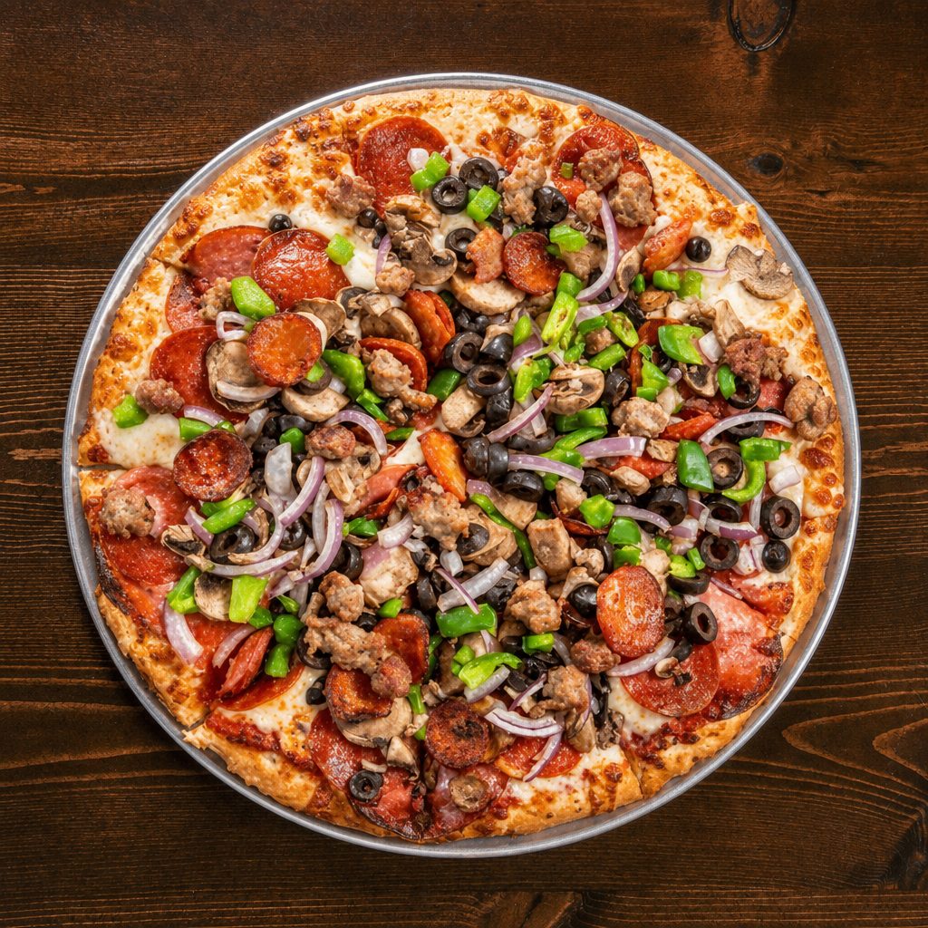 Combination pizza.