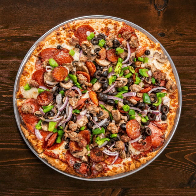 Combination pizza.