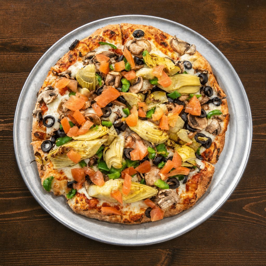 Vegetarian pizza.