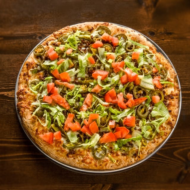 The Mexican pizza.