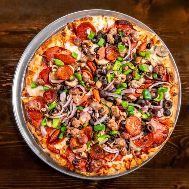 Combination pizza.