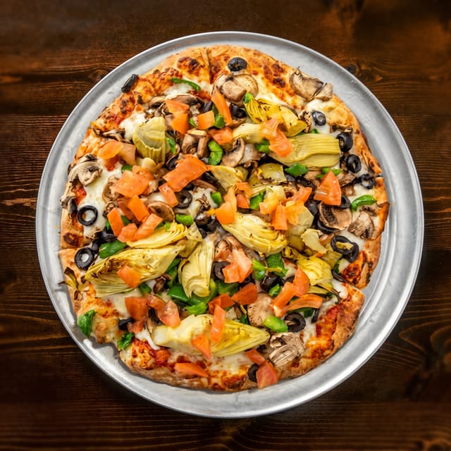 Vegetarian pizza.