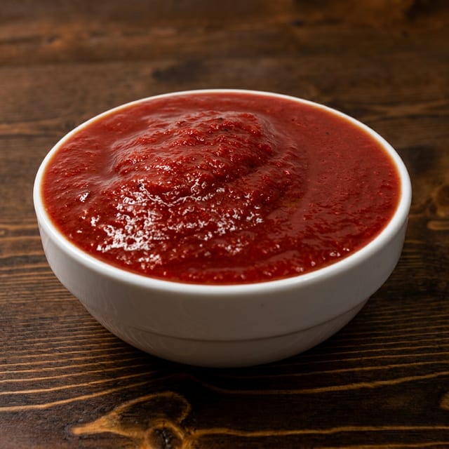 Pizza sauce.